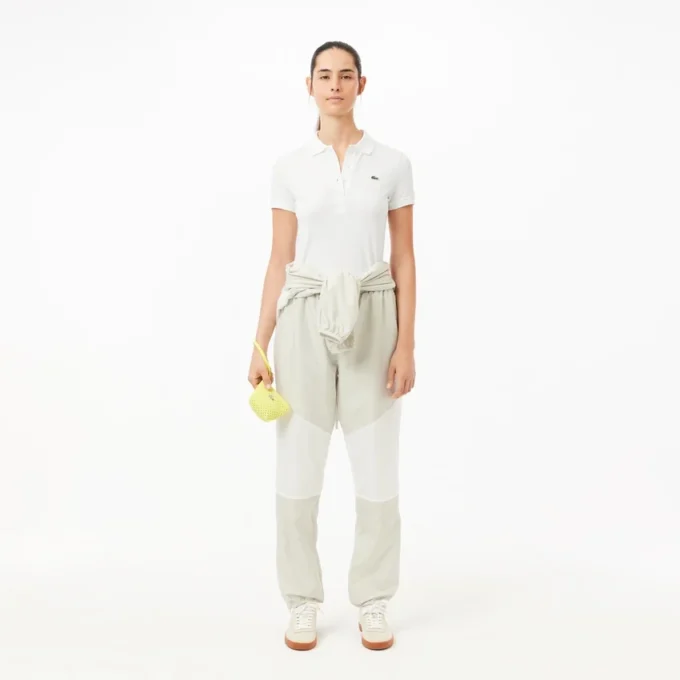Polo da donna slim fit in cotone elasticizzato L.12.12 Polo da donna slim fit in cotone elasticizzato L.12.12