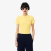 Polo da donna slim fit L.12.12 in cotone a costine Polo da donna slim fit L.12.12 in cotone a costine