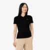 Polo da donna slim fit L.12.12 in cotone a costine Polo da donna slim fit L.12.12 in cotone a costine