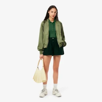 Polo da donna slim fit L.12.12 in cotone a costine