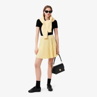 Polo da donna slim fit L.12.12 in cotone a costine