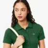 Polo da donna slim fit L.12.12 in cotone a costine Polo da donna slim fit L.12.12 in cotone a costine