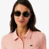 Polo da donna slim fit L.12.12 in cotone a costine Polo da donna slim fit L.12.12 in cotone a costine