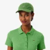 Polo da donna slim fit L.12.12 in cotone a costine Polo da donna slim fit L.12.12 in cotone a costine