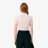 Polo da donna slim fit L.12.12 in cotone a costine Polo da donna slim fit L.12.12 in cotone a costine