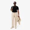 Polo da donna slim fit L.12.12 in cotone a costine Polo da donna slim fit L.12.12 in cotone a costine