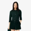 Polo da donna slim fit L.12.12 in tessuto elasticizzato Mini Piqua Polo da donna slim fit L.12.12 in tessuto elasticizzato Mini Piqua