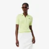 Polo da donna Slim Fit Pointelle con marchio L.12.12