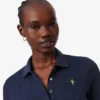 Polo da donna Slim Fit Pointelle con marchio L.12.12 Polo da donna Slim Fit Pointelle con marchio L.12.12