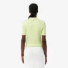 Polo da donna Slim Fit Pointelle con marchio L.12.12