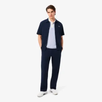 Polo da golf a righe termoregolante da uomo