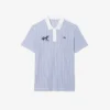 Polo da golf a righe termoregolante da uomo