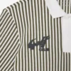Polo da golf a righe termoregolante da uomo