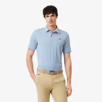 Polo da golf a righe Ultra Dry Regular Fit