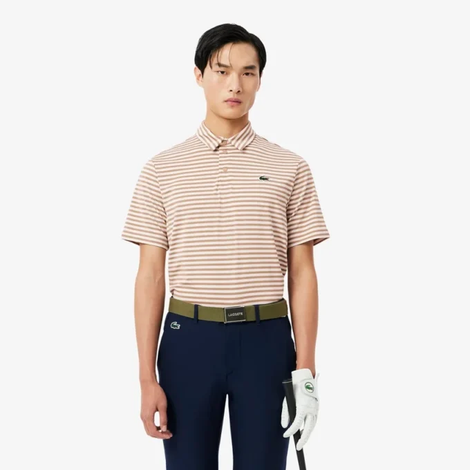 Polo da golf a righe Ultra Dry Regular Fit