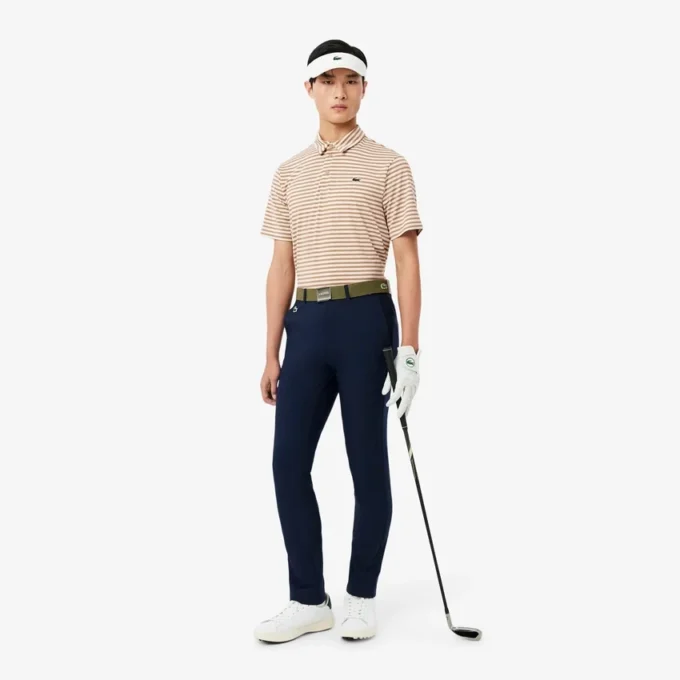 Polo da golf a righe Ultra Dry Regular Fit