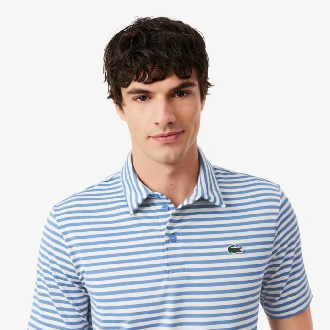 Polo da golf a righe Ultra Dry Regular Fit