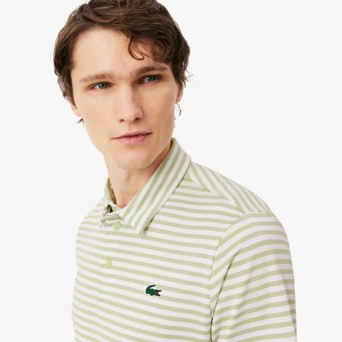 Polo da golf a righe Ultra Dry Regular Fit