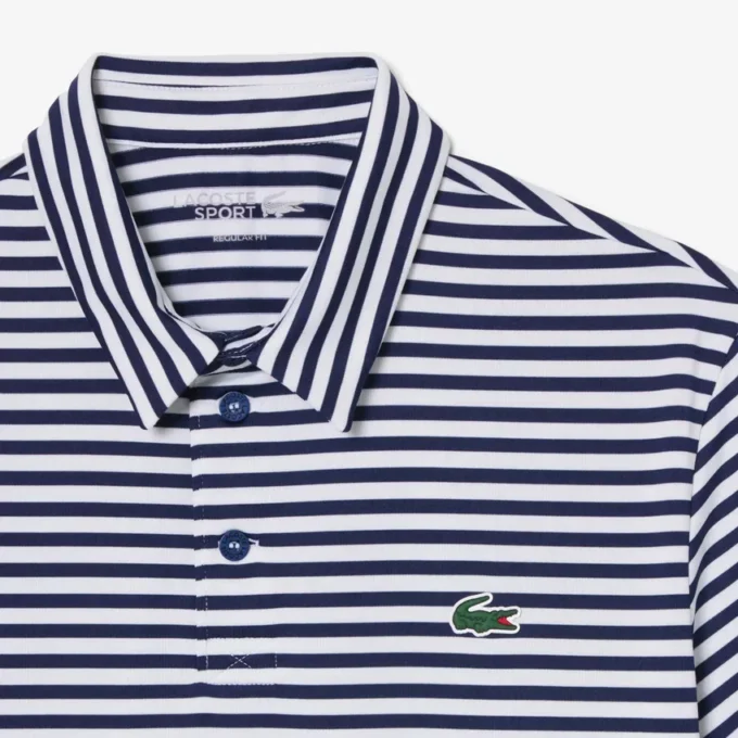 Polo da golf a righe Ultra Dry Regular Fit