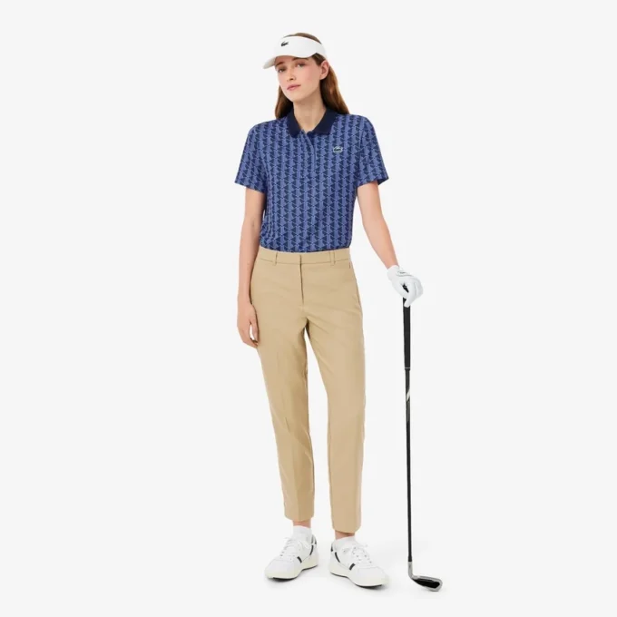 Polo da golf da donna con vestibilità regolare e protezione UV Polo da golf da donna con vestibilità regolare e protezione UV