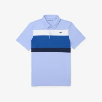 Polo da golf da uomo a vestibilità regolare con blocchi di colore