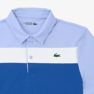 Polo da golf da uomo a vestibilità regolare con blocchi di colore