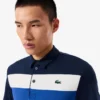 Polo da golf da uomo a vestibilità regolare con blocchi di colore