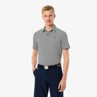 Polo da golf da uomo con protezione UV e vestibilità regolare