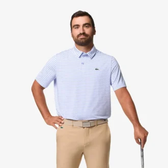 Polo da golf da uomo con protezione UV e vestibilità regolare