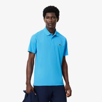 Polo da golf da uomo con protezione UV e vestibilità regolare