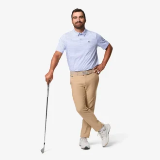 Polo da golf da uomo con protezione UV e vestibilità regolare