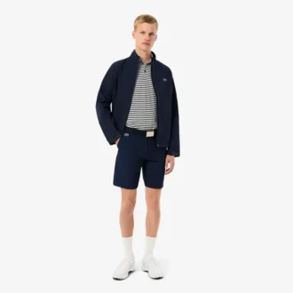 Polo da golf da uomo con protezione UV e vestibilità regolare