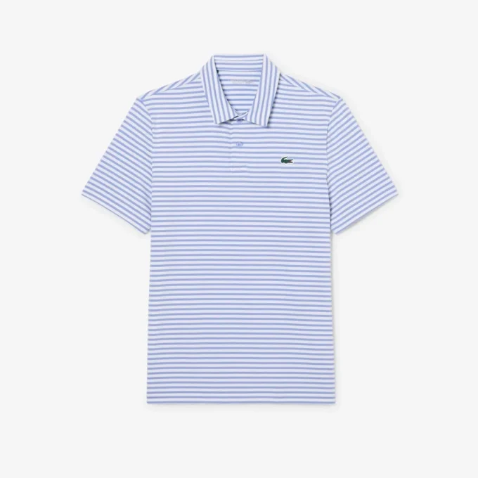 Polo da golf da uomo con protezione UV e vestibilità regolare