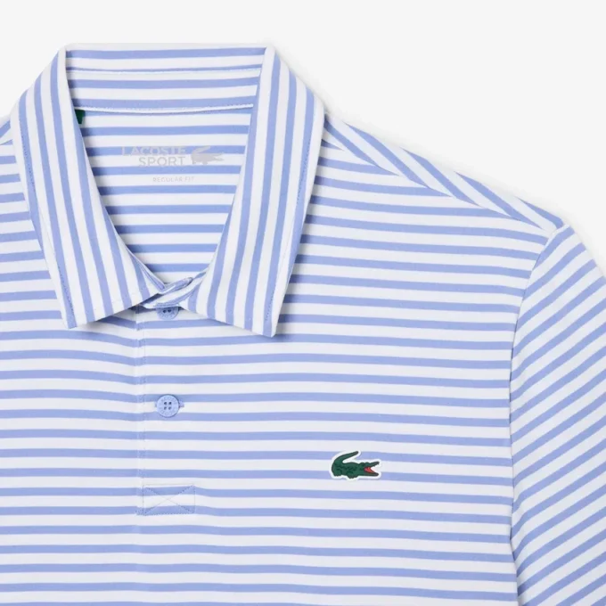 Polo da golf da uomo con protezione UV e vestibilità regolare
