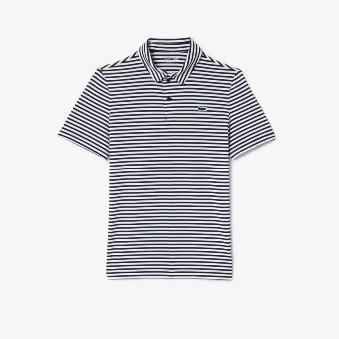 Polo da golf da uomo con protezione UV e vestibilità regolare