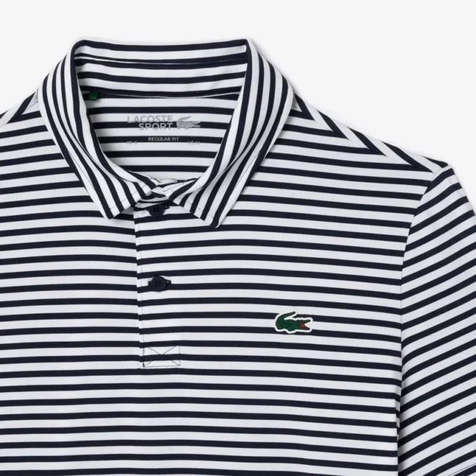 Polo da golf da uomo con protezione UV e vestibilità regolare