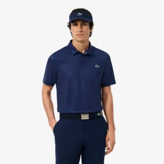 Polo da golf da uomo con protezione UV, vestibilità regolare