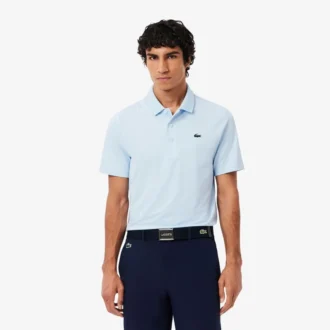 Polo da golf da uomo con protezione UV, vestibilità regolare