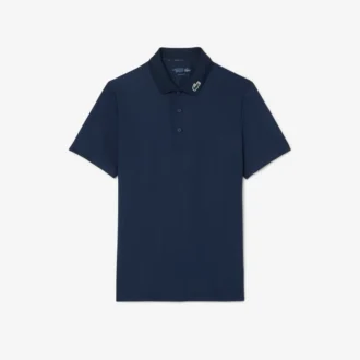 Polo da golf da uomo con protezione UV, vestibilità regolare