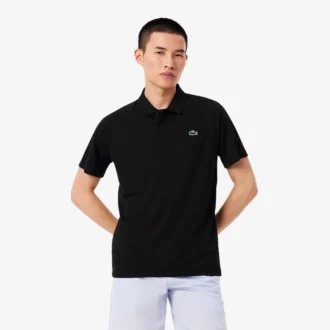 Polo da golf da uomo con protezione UV, vestibilità regolare