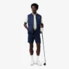 Polo da golf da uomo con protezione UV, vestibilità regolare