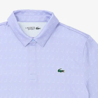 Polo da golf da uomo con protezione UV, vestibilità regolare