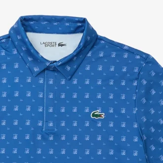 Polo da golf da uomo con protezione UV, vestibilità regolare