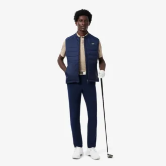 Polo da golf da uomo con protezione UV, vestibilità regolare