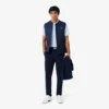 Polo da golf da uomo con protezione UV, vestibilità regolare