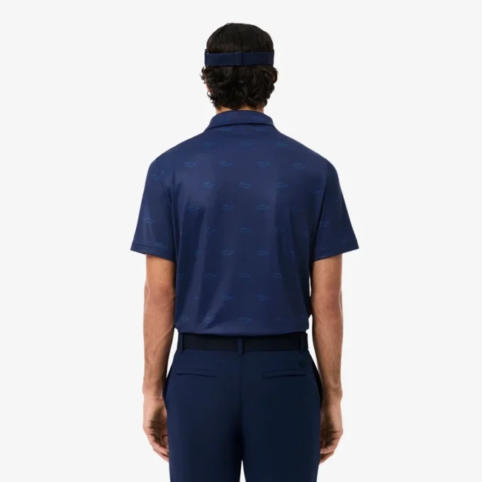 Polo da golf da uomo con protezione UV, vestibilità regolare Polo da golf da uomo con protezione UV, vestibilità regolare