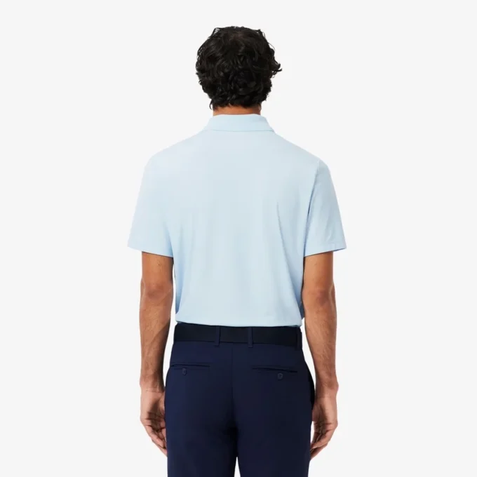 Polo da golf da uomo con protezione UV, vestibilità regolare