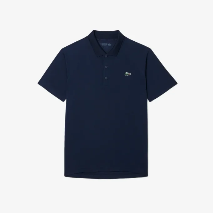 Polo da golf da uomo con protezione UV, vestibilità regolare