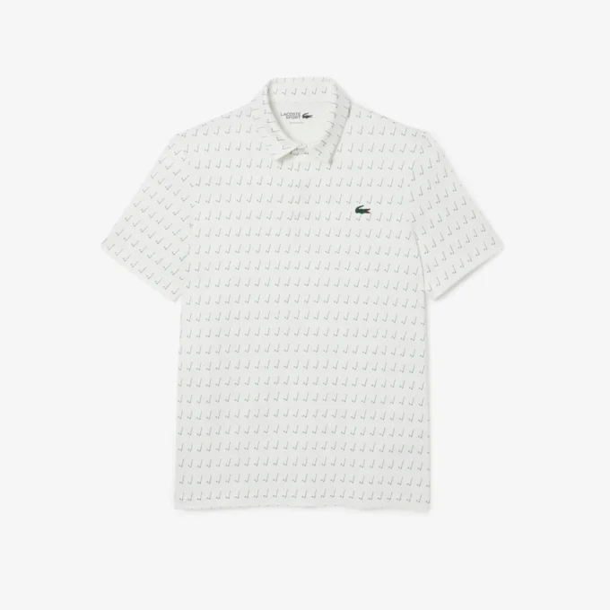 Polo da golf da uomo con protezione UV, vestibilità regolare