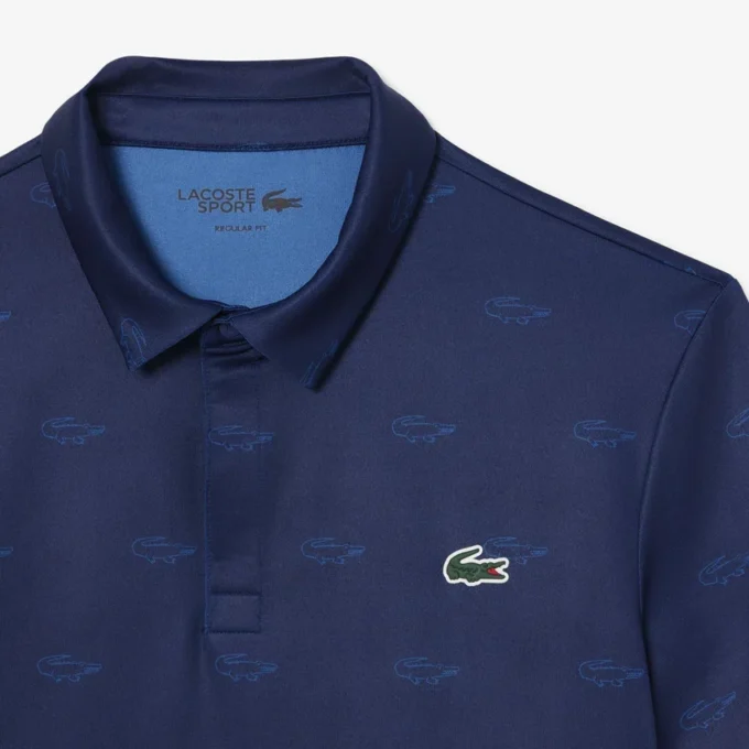 Polo da golf da uomo con protezione UV, vestibilità regolare Polo da golf da uomo con protezione UV, vestibilità regolare